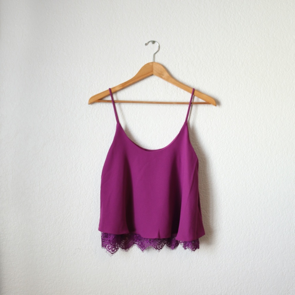 NWT Harlowe & Graham Double Layer Cami Sz: S